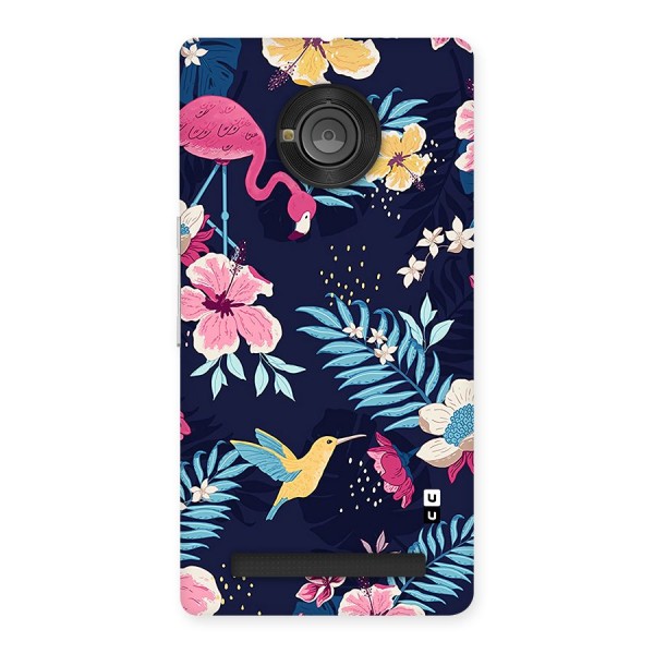 Tropical Flamingo Pattern Back Case for Yuphoria