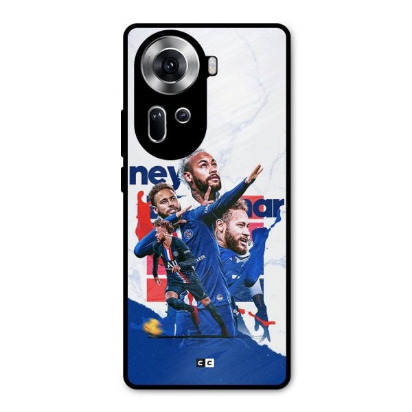 Tropical Sensation Metal Back Case for Oppo Reno11 5G