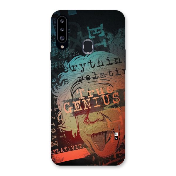 True Genius Back Case for Galaxy A20s