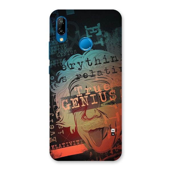 True Genius Back Case for Huawei P20 Lite