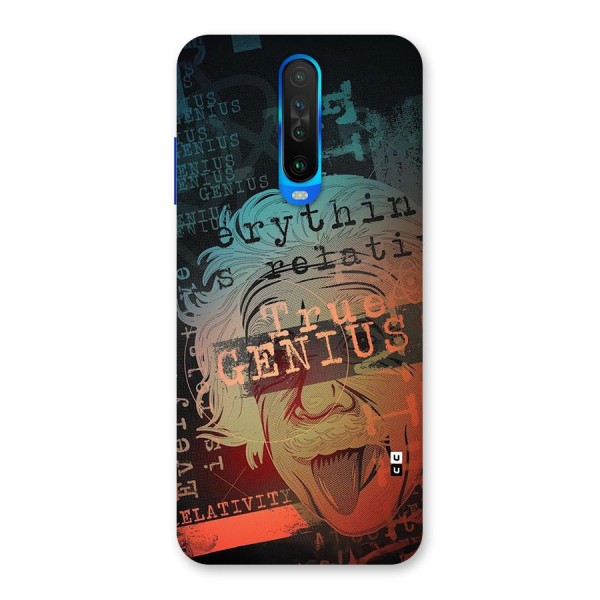 True Genius Back Case for Poco X2