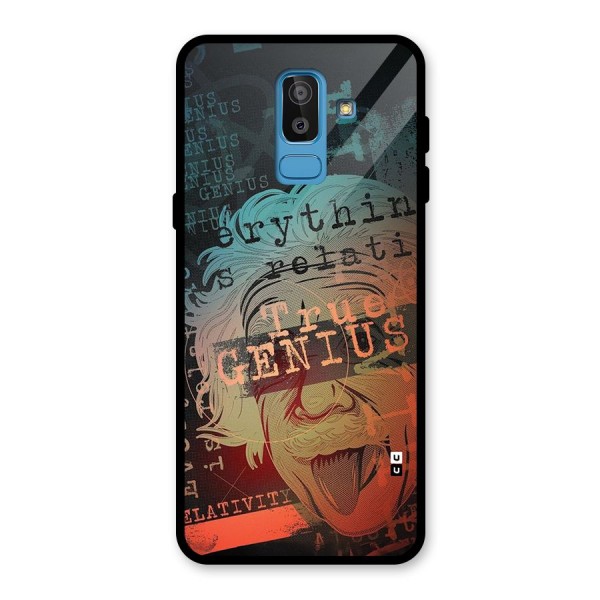 True Genius Glass Back Case for Galaxy J8