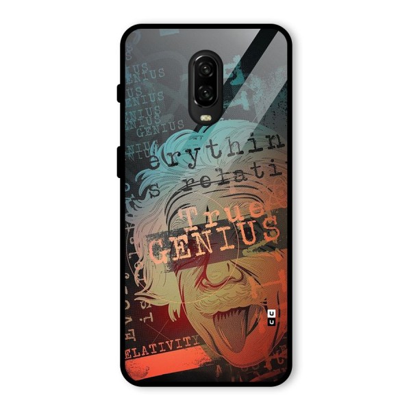 True Genius Glass Back Case for OnePlus 6T