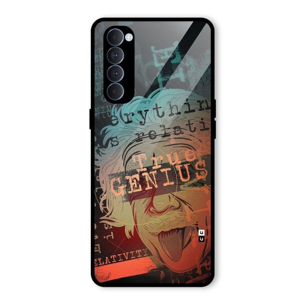 True Genius Glass Back Case for Oppo Reno4 Pro