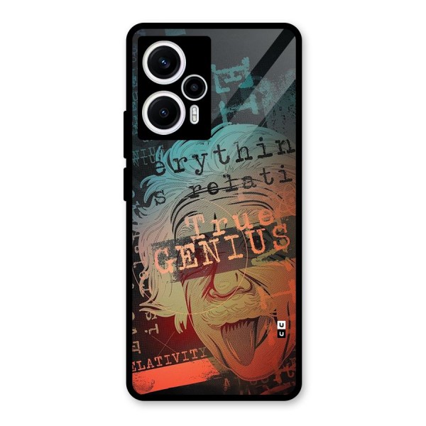 True Genius Glass Back Case for Poco F5