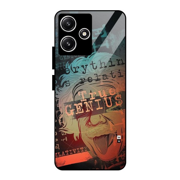 True Genius Glass Back Case for Poco M6 Pro