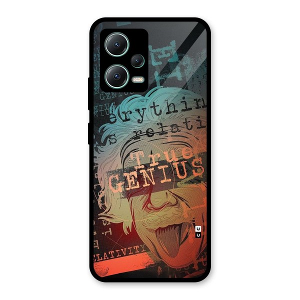 True Genius Glass Back Case for Poco X5