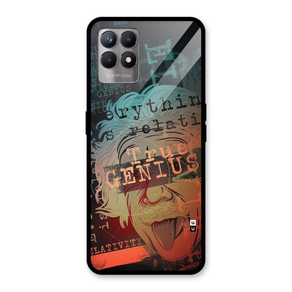 True Genius Glass Back Case for Realme 8i