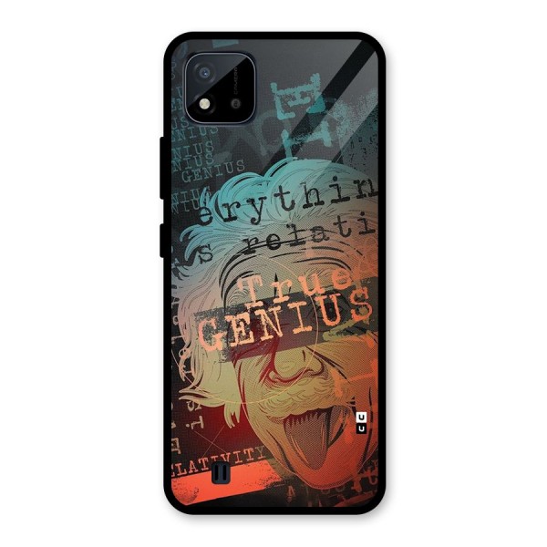 True Genius Glass Back Case for Realme C11 2021