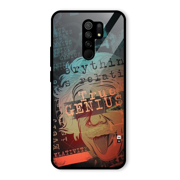 True Genius Glass Back Case for Redmi 9 Prime