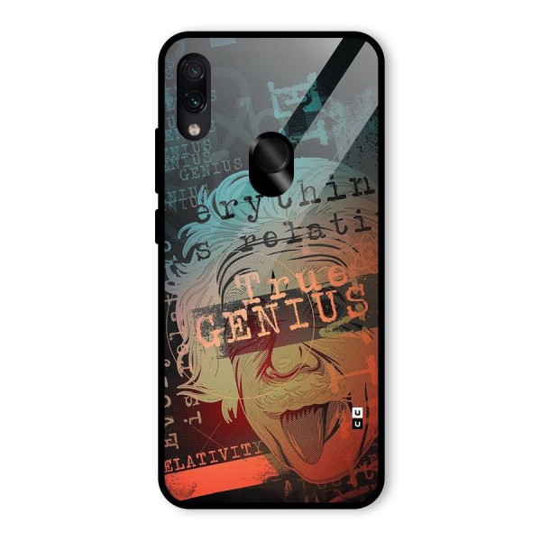 True Genius Glass Back Case for Redmi Note 7