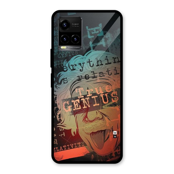 True Genius Glass Back Case for Vivo Y21A