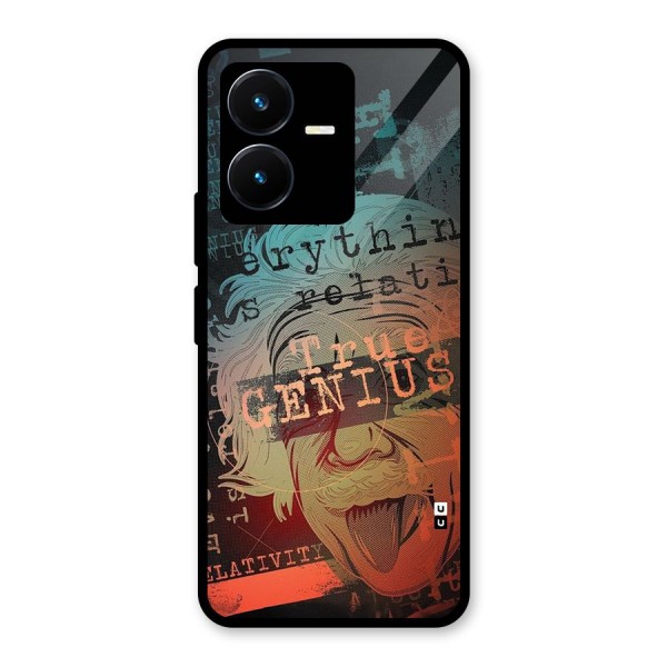 True Genius Glass Back Case for Vivo Y22