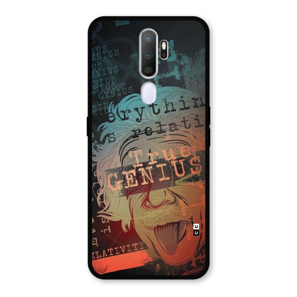 True Genius Metal Back Case for Oppo A9 (2020)