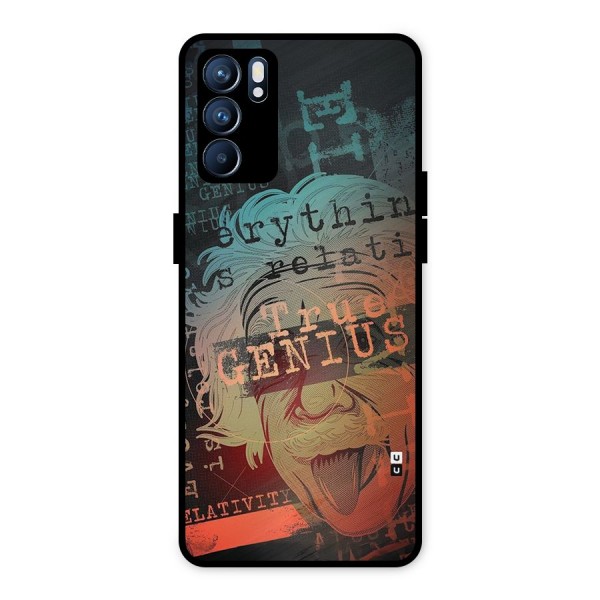 True Genius Metal Back Case for Oppo Reno6 5G