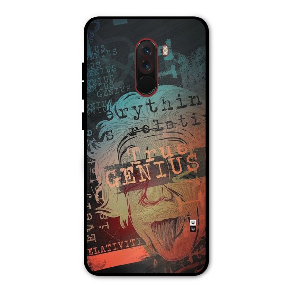 True Genius Metal Back Case for Poco F1