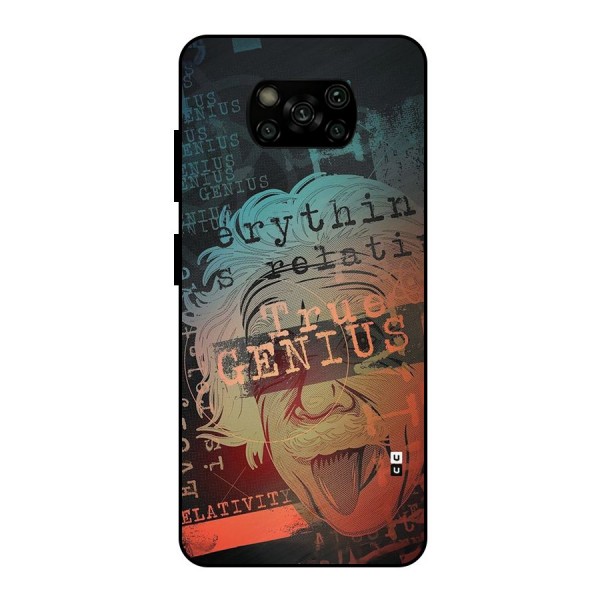 True Genius Metal Back Case for Poco X3