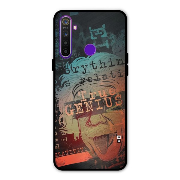 True Genius Metal Back Case for Realme 5i