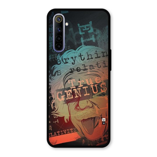 True Genius Metal Back Case for Realme 6