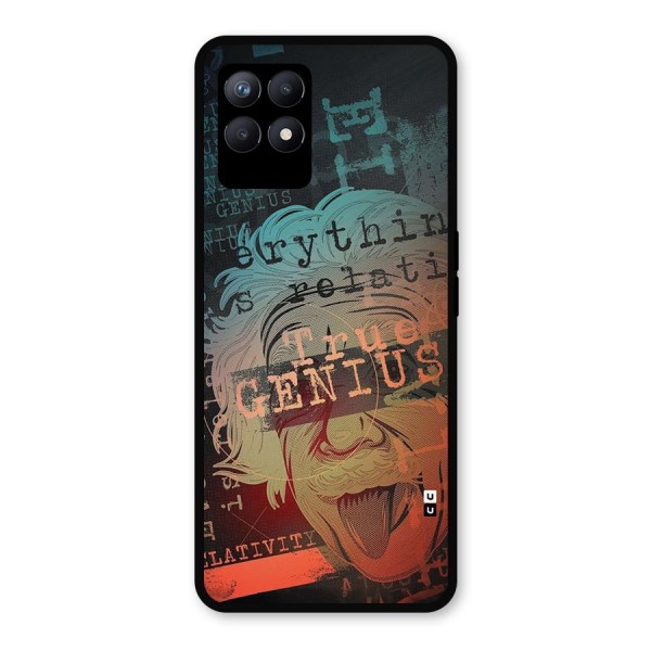 True Genius Metal Back Case for Realme 8i