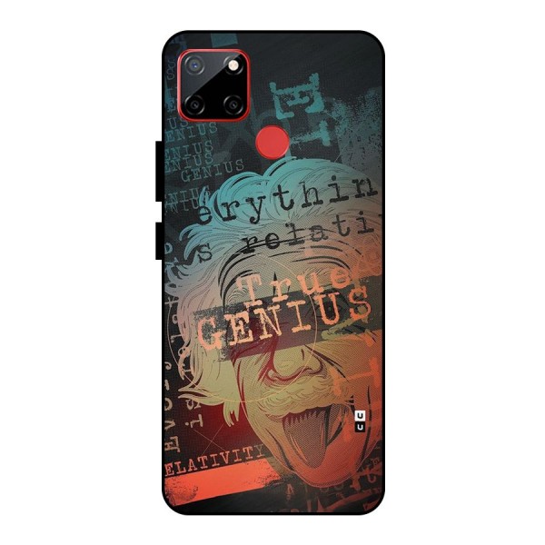 True Genius Metal Back Case for Realme C12