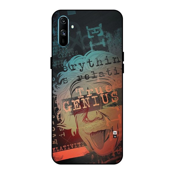 True Genius Metal Back Case for Realme C3