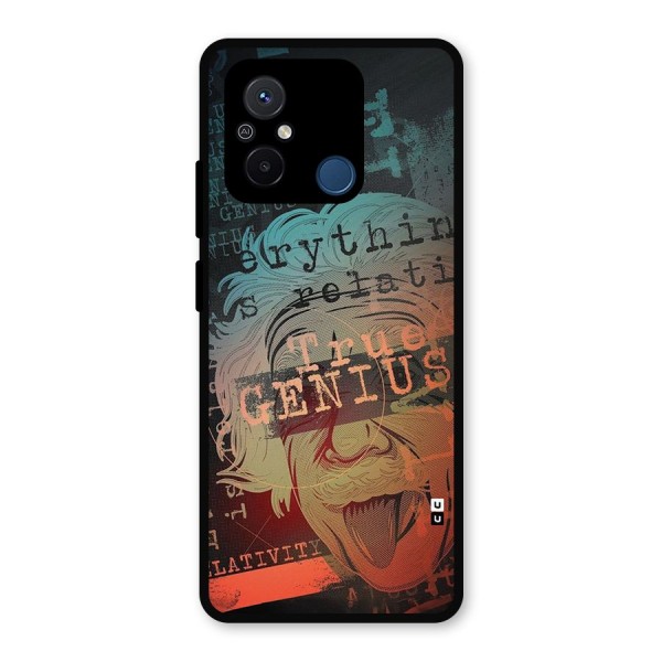 True Genius Metal Back Case for Redmi 12C