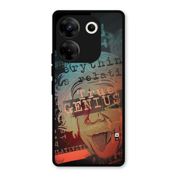 True Genius Metal Back Case for Tecno Camon 20 Pro