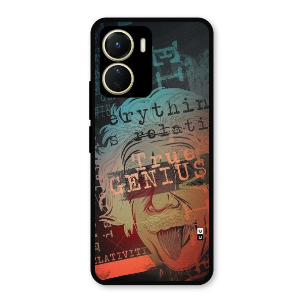 True Genius Metal Back Case for Vivo Y16