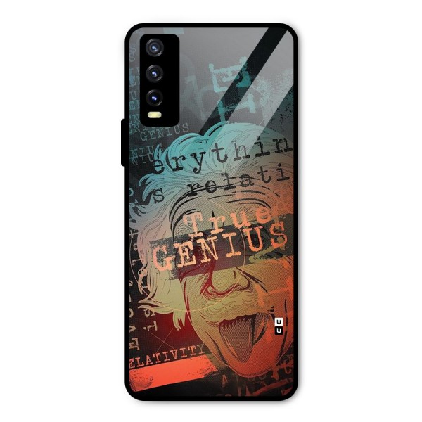 True Genius Metal Back Case for Vivo Y20 2021