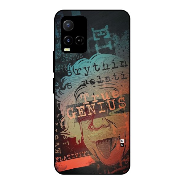 True Genius Metal Back Case for Vivo Y21