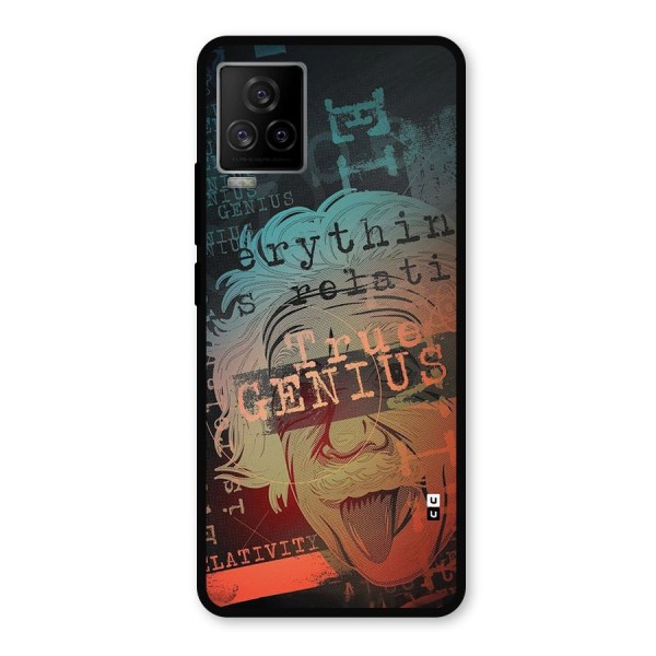 True Genius Metal Back Case for iQOO 7 Legend 5G