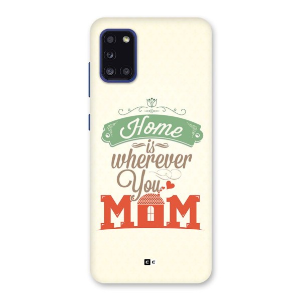 True Home Back Case for Galaxy A31