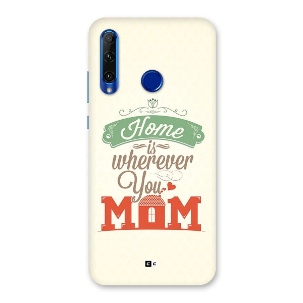 True Home Back Case for Honor 20i