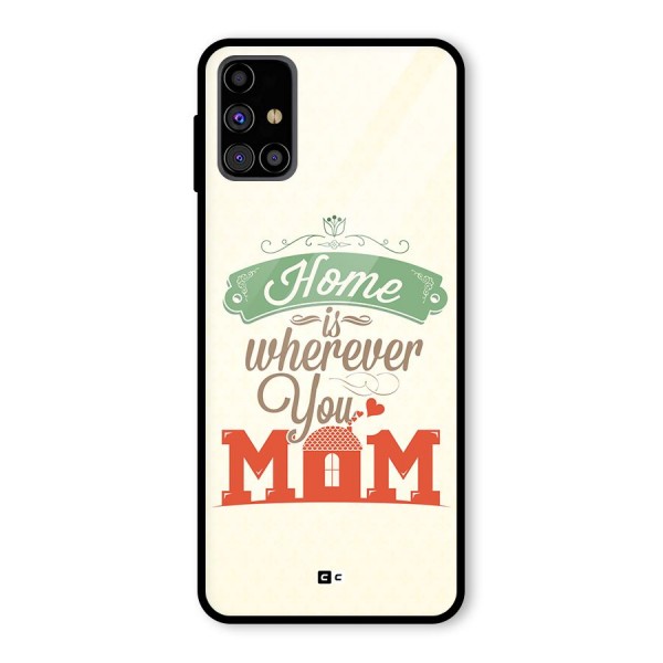 True Home Glass Back Case for Galaxy M31s