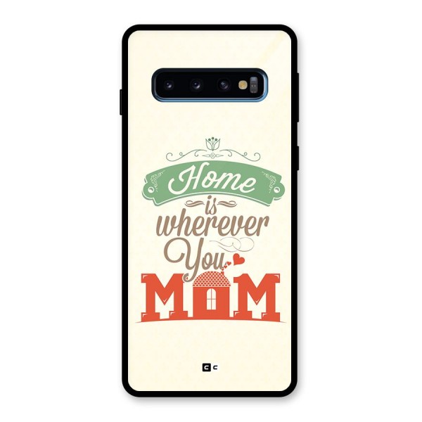 True Home Glass Back Case for Galaxy S10