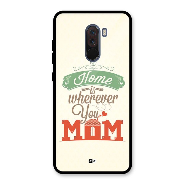 True Home Glass Back Case for Poco F1