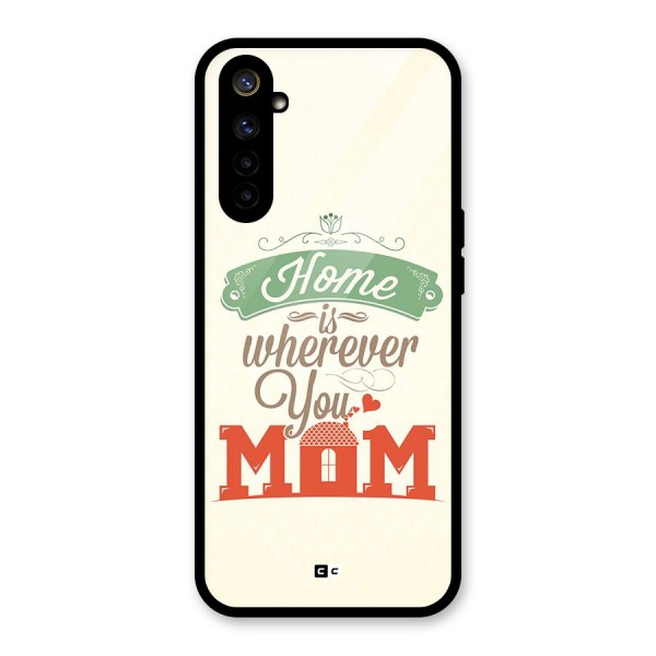 True Home Glass Back Case for Realme 6