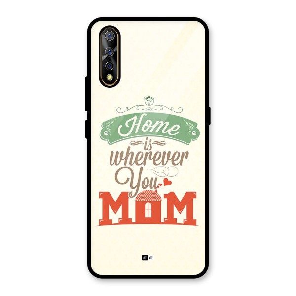 True Home Glass Back Case for Vivo Z1x