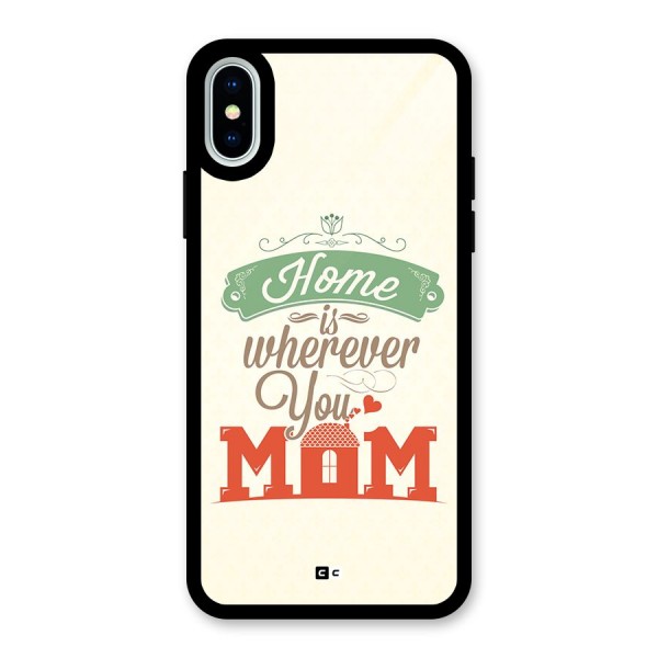 True Home Glass Back Case for iPhone X