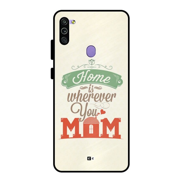 True Home Metal Back Case for Galaxy M11