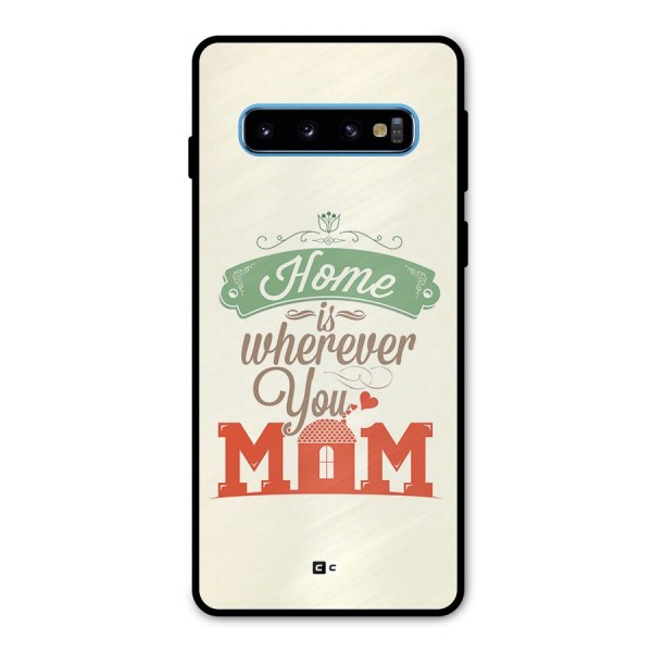 True Home Metal Back Case for Galaxy S10