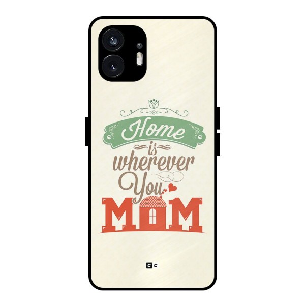 True Home Metal Back Case for Nothing Phone 2