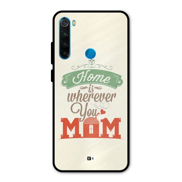 True Home Metal Back Case for Redmi Note 8