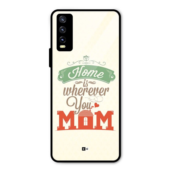 True Home Metal Back Case for Vivo Y20 2021