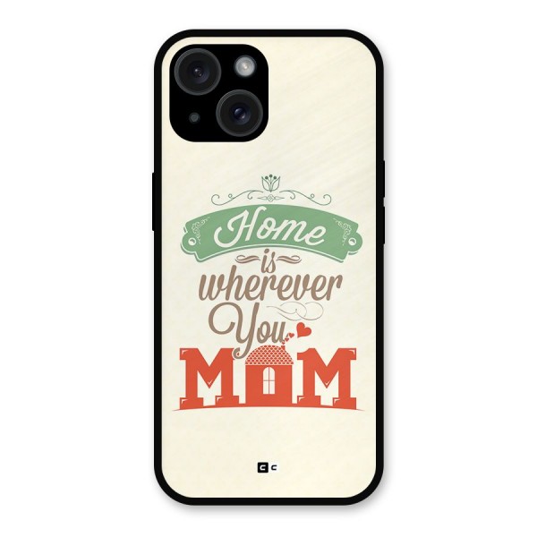 True Home Metal Back Case for iPhone 15