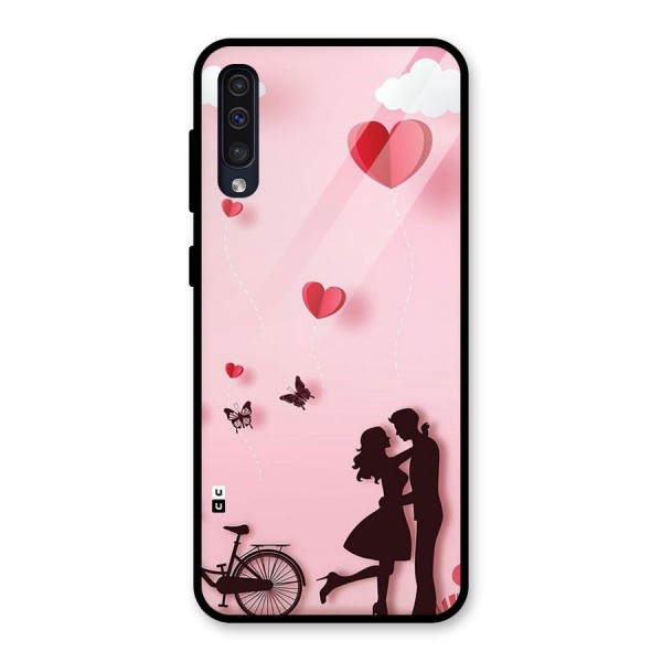 True Love Glass Back Case for Galaxy A50