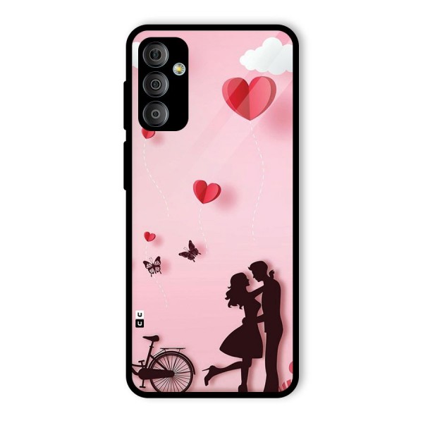 True Love Glass Back Case for Galaxy F23