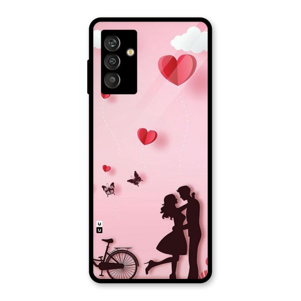 True Love Glass Back Case for Galaxy M13