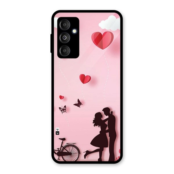 True Love Glass Back Case for Galaxy M14 5G